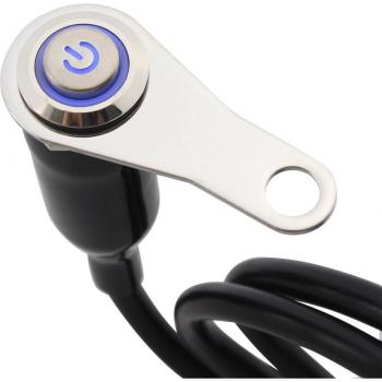 Motorrad LED ON OFF Schalter Warnblinker Signalsteuerung manuell einstellbar DC 12V universal