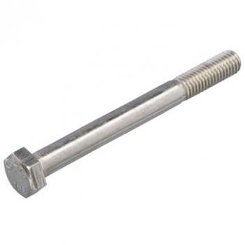 Perno tornillo hexagonal M5x40mm DIN 931, acero, rosca completa, acabado zincado