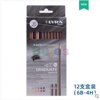 LYRA Graduate Series Charcoal Drawing Pencils for Beginners and Adults - 6/12 Pack Art Supplies