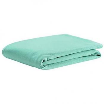 Odenwälder Jersey-Spannbetttuch für Kinderbett frozen minze, Größe:70 x 140