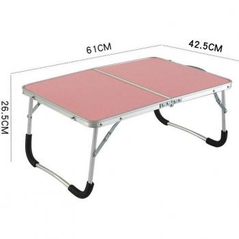 Foldable Portable Laptop Desk - Metal Bed and Sofa Study Table