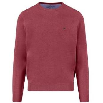 FYNCH-HATTON Baumwoll-Rundhalspullover mit Logo-Stickerei, Regular Fit