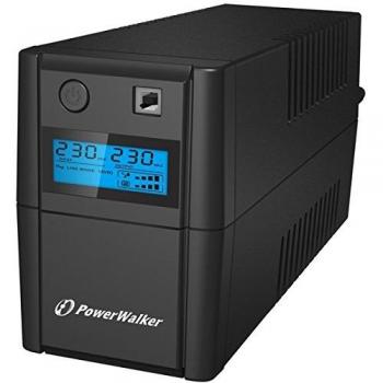 UPS PowerWalker VI 650 SHL Line-Interactive 650VA 360W avec LCD et 2 sorties Schuko