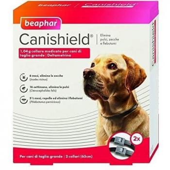 Beaphar Canishield Collare Antiparassitario Large - Confezione 2 Collari