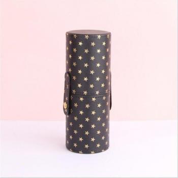 Travel Makeup Brush Organizer Bag with Pen Holder and Storage Compartment