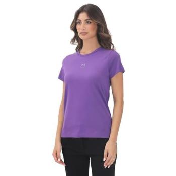 T-shirt Donna Pinko Bussolotto Jersey con Ricamo Logo