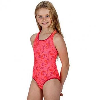 Regatta Mädchen Tanvi Badeanzug, Fiery Coral, 5 Years