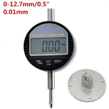 Indicateur numérique Micron 4 tailles - Micromètre électronique 12,7mm/25,4mm métrique/pouce 0-12,7mm/0,5