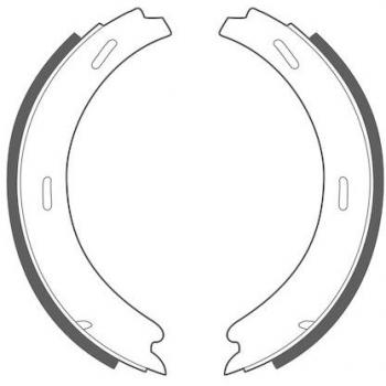 Ferodo FSB196 Brake Shoe Set, parking brake -