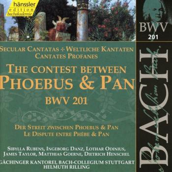 Edition Bachakademie Vol. 61 - Cantate profane BWV 201 de Bach: Phoebus et Pan