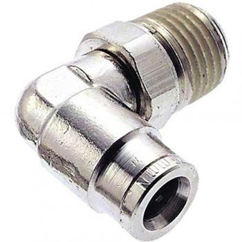 Norgren Swivel Angle Connector 101470828 External Thread: R1/4 Pipe Diameter: 8 mm 1 Piece