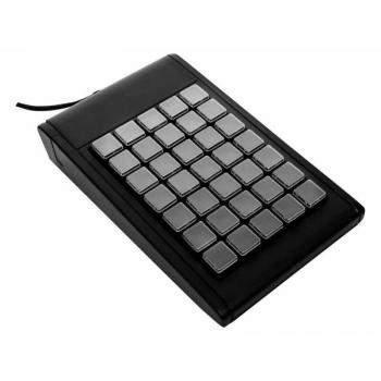 Teclado Numérico USB Programable Activo AK-S100-UW-B/35 Blanco y Negro