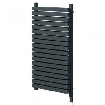 Empire Anthracite Vertical Electric Double Panel Radiator - 1068mm x 600mm, Mild Steel
