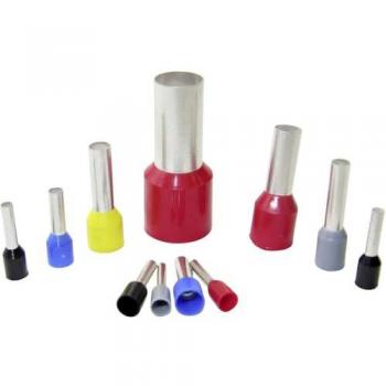 WKK 0.14 mm² Partially Insulated Brown Ferrules - 500 Pack