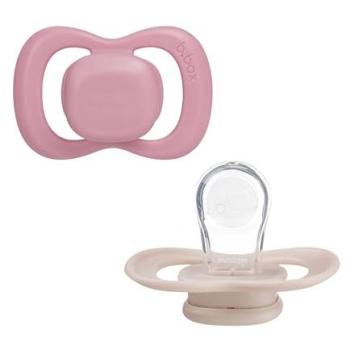 Silikonschnuller Set 2 Stück Beere/Rouge 6m+