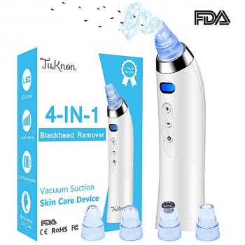 Blackhead Remover Vacuum Pore Cleaner Electric Acne Comedone Extractor Kit Microdermabrasion Beauty Device with LED Display for Women and Men Facial Skin Treatment