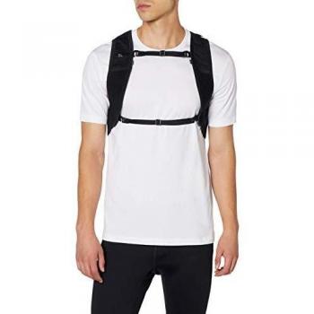 ASICS Running Back Pack Poliéster Negro Mochila - Mochila para portátiles y netbooks