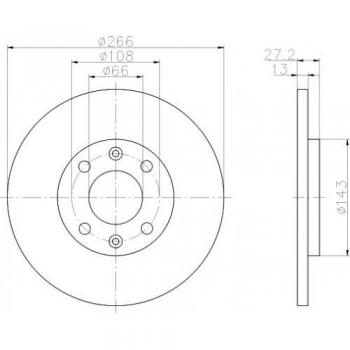 Textar 92089103 Bremsscheibe