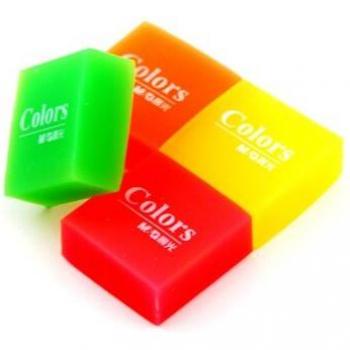Kawaii Fruit Erasers Set - 4 Colorful Jelly Rubber School Accessories for Kids