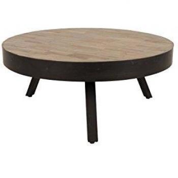 Table basse en bois marron L White label