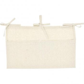 Double Grid Multifunctional Baby Bed Hanging Storage Bag