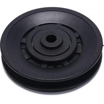Universal Wearproof Nylon Bearing Pulley Wheel for Gym Equipment - 50mm/90mm/100mm Diameter, Random Color