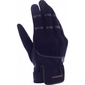 Gants moto mi-saison Segura Zeek Evo, imperméables, Noir-Marron, taille M L