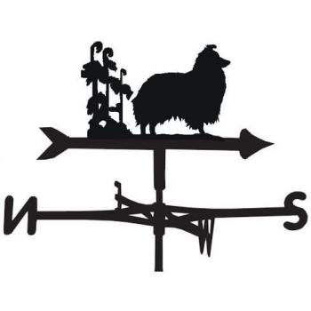 The Profiles Range Weathervane in Sheltie Dog Design