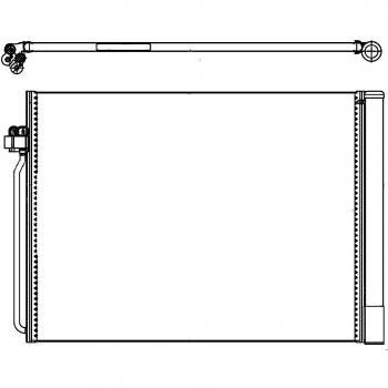 BEHR HELLA SERVICE 8FC 351 302-491 *** PREMIUM LINE *** Condenser, air conditioning