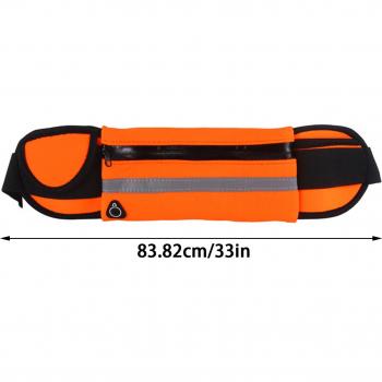Ceinture de Course Sportive avec Pochette Cachée pour Téléphone Portable - Sac Banane Unisexe