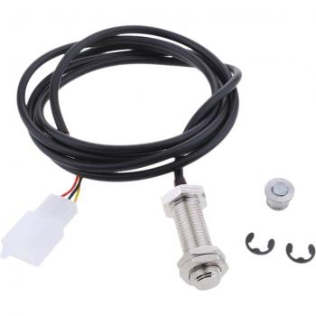 Digital Motorcycle Speedometer Tachometer Sensor Cable with 2 Magnets