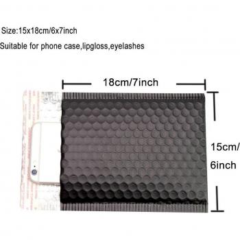 Purple Metallic Bubble Mailers - 10 Pack Padded Envelopes for Wedding Packaging
