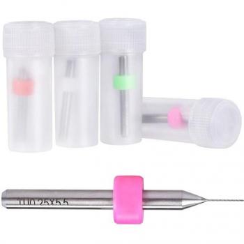 3D Printer Nozzle Cleaning Drill Bits Set 0.2/0.4/0.6mm with Case for V6 MK8 MK10 Mendel Reprap