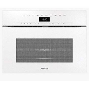 Miele - Forno compatto multifunzione combinato microonde H 7440 BMX BRWS finitura bianco brillante da 60 cm