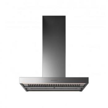 Hotte à îlot FALMEC PLANE NO-DROP EVO 90 cm en acier inoxydable, puissance d'extraction 800 m³/h, classe B