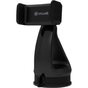 Support Voiture Smartphone Rotatif 360° avec Pince Extensible 80mm Noir