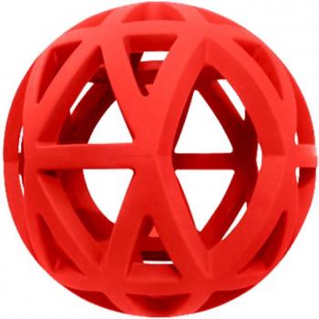 Hollow Chew Toy Ball for Cats and Dogs - Natural Rubber, Bite-Resistant, Dental Cleaning Interactive Training Pet Supplies