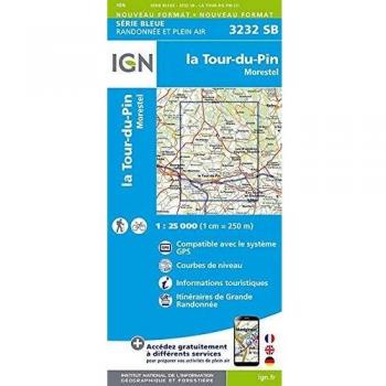 Collectif La Tour-Du-Pin Morestel 1:25 000