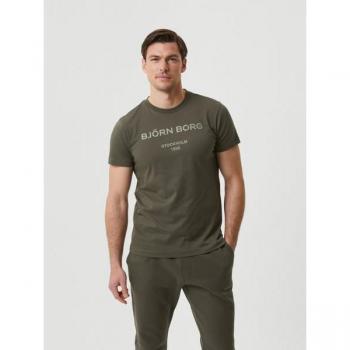 Björn Borg Borg Logo T-shirt Green, Size S