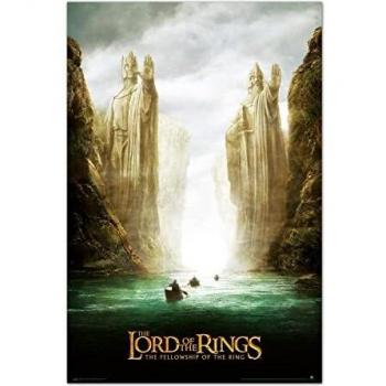 Lord of the Rings Argonath Poster - High-Quality Decorative Print 61 x 91 cm