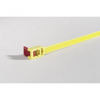 Fascette réutilisables SpeedyTie 752 mm avec œillet et fermeture rapide - HellermannTyton 1 pièce