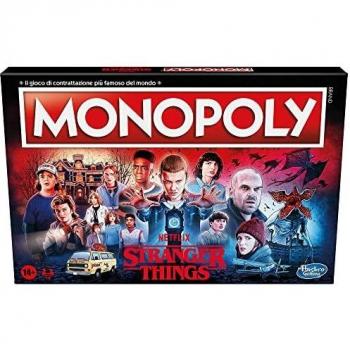 Monopoly Stranger Things - Juego de mesa multicolor para 2 a 6 jugadores, adultos y adolescentes a partir de 14 años