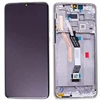 Ecran LCD Complet Blanc pour Xiaomi Redmi Note 8 Pro avec Chassis Service Pack