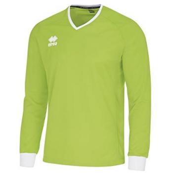 Errea Lennox Langarm-Jugendtrikot Grün/Weiß XS