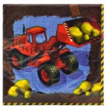 Creative Converting Under Construction 3-Ply Napkins (Pack of 16)