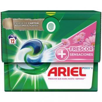 Detergente cápsulas all in 1 sensaciones Ariel - 12 lavados