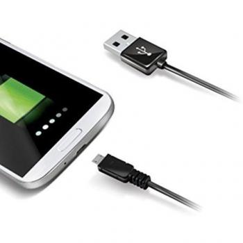 Cabo USB a Micro USB 1m Celly - Carga Rápida 10W, Preto