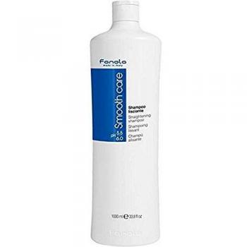 Shampoo Alisador Fanola Smooth Care 1000ml para Cabelos Crespos e Rebeldes