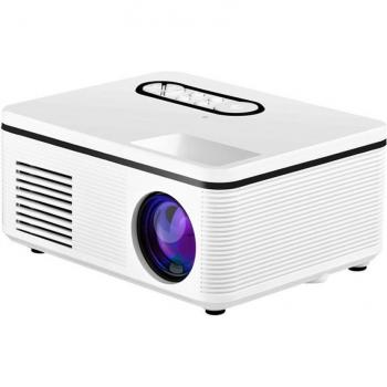 Projecteur Mini Portable S361 1080P HD 400 Lumen avec Haut-Parleur Intégré - Lecteur Multimédia Domestique LED