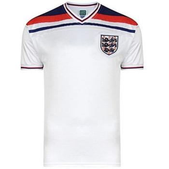 England FA - Camiseta fútbol Replica Oficial Mundial 1982 Hombre Caballero